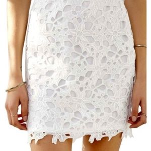 Urban Outfitters White Kimchi & Blue Lace Skirt